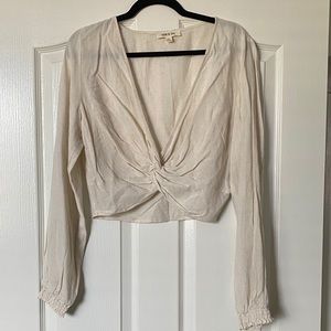 Fashion on Earth Long Sleeve Crop Top